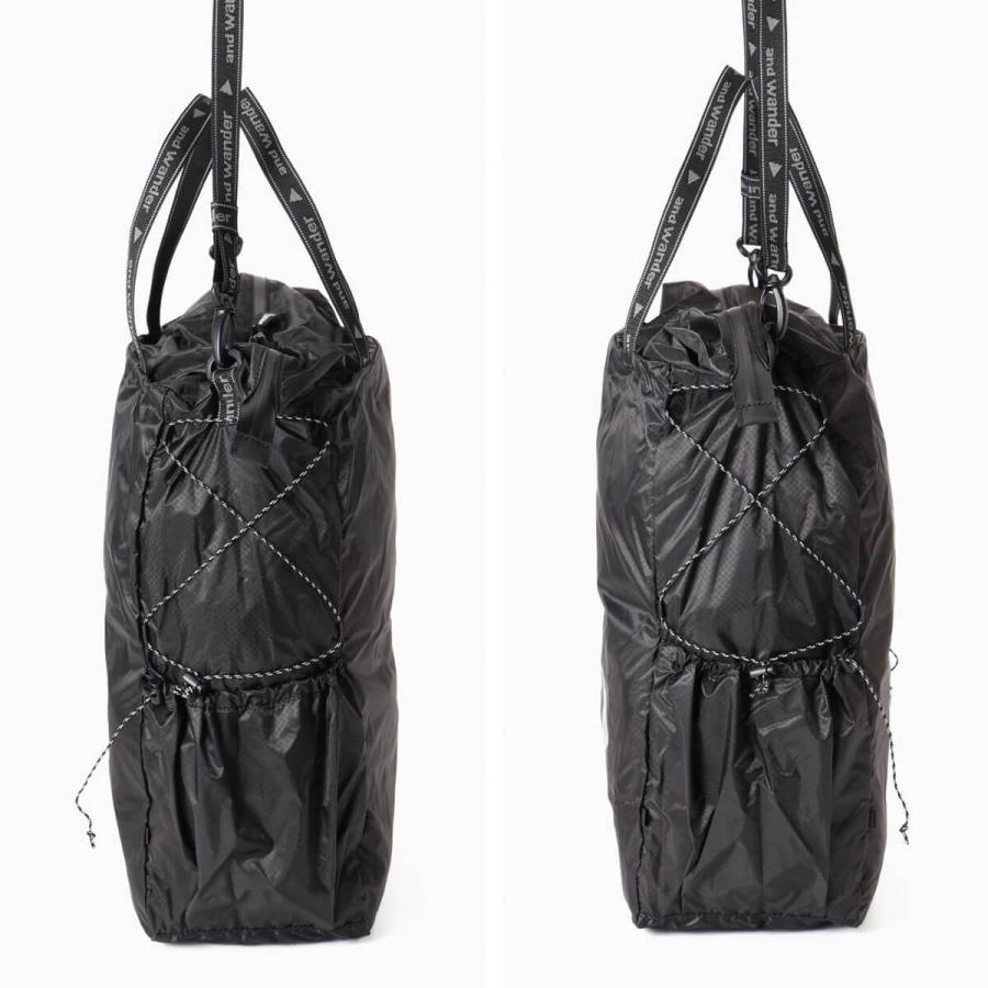 and wander アンドワンダー シルトートバッグ 5745975212 sil tote bag