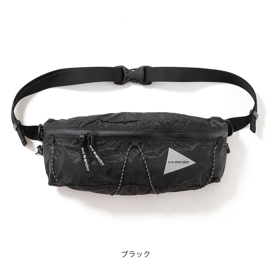 and wander（アンドワンダー） シルウェストバッグ 5745975214 sil