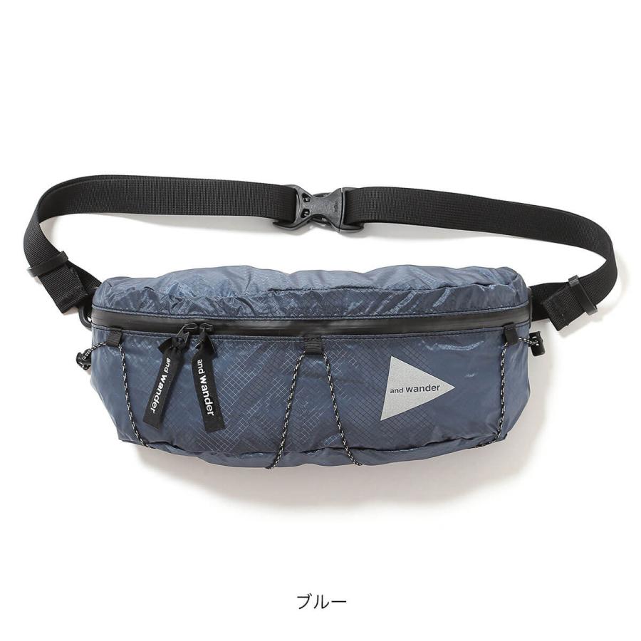 and wander（アンドワンダー） シルウェストバッグ 5745975214 sil