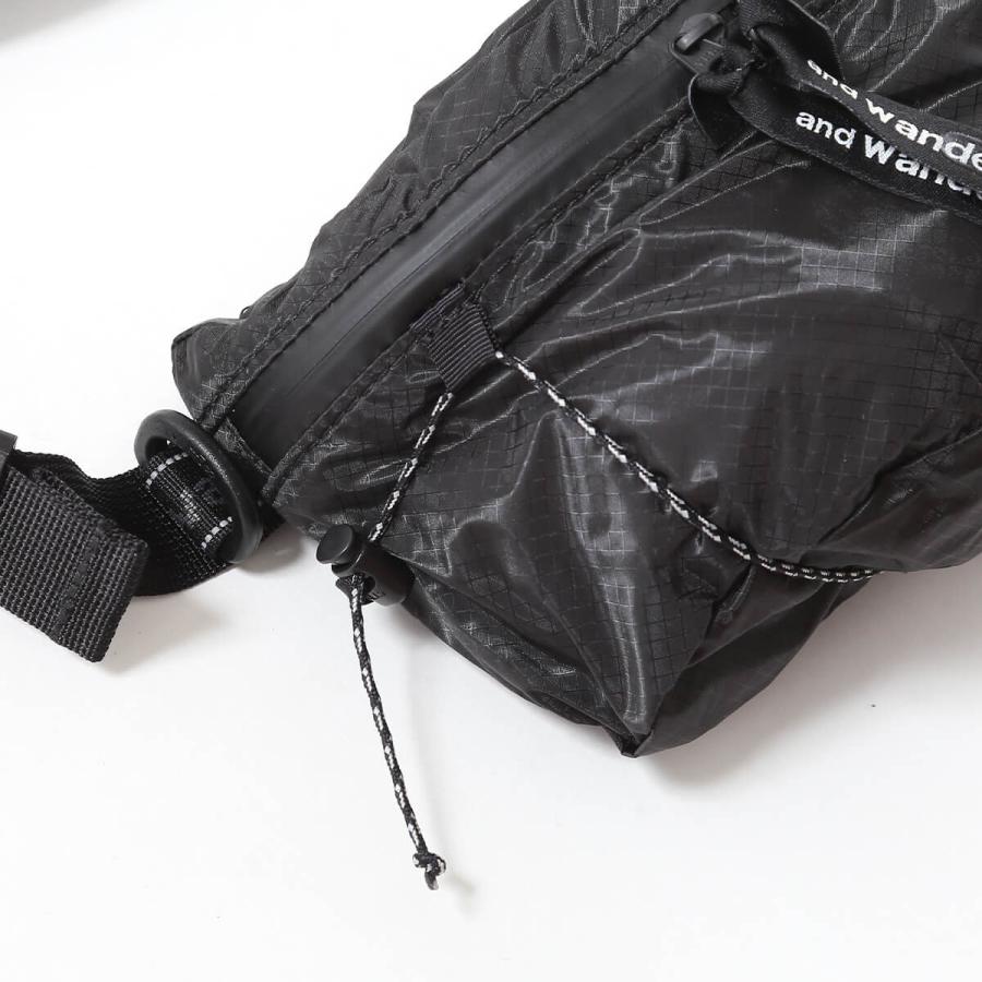 and wander アンドワンダー シルウェストバッグ 5745975214 sil waist