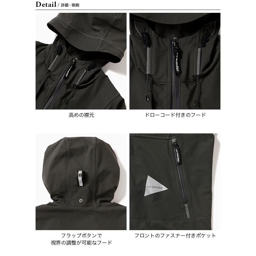 and wander アンドワンダー ショーラー3XDRYストレッチ and wander アンドワンダー ショーラー3XDRYストレッチ