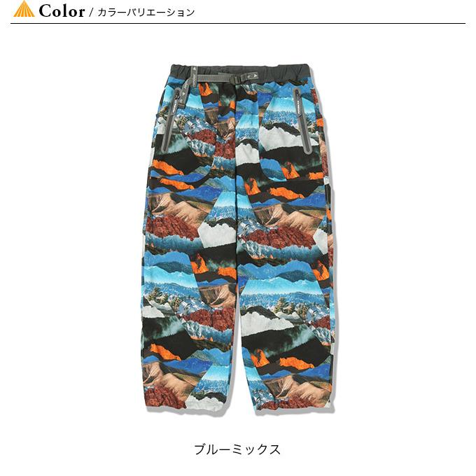 and wander アンドワンダー プリントベントパンツ メンズ 5742142081 