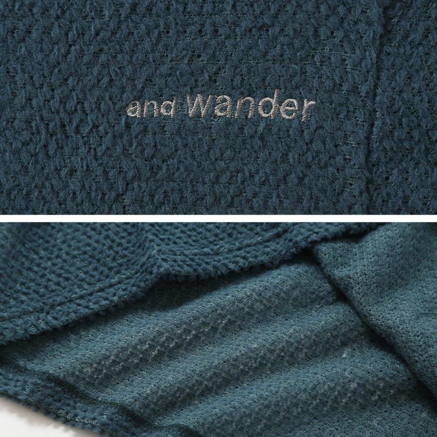 and wander（アンドワンダー） アルファダイレクトプルオーバー