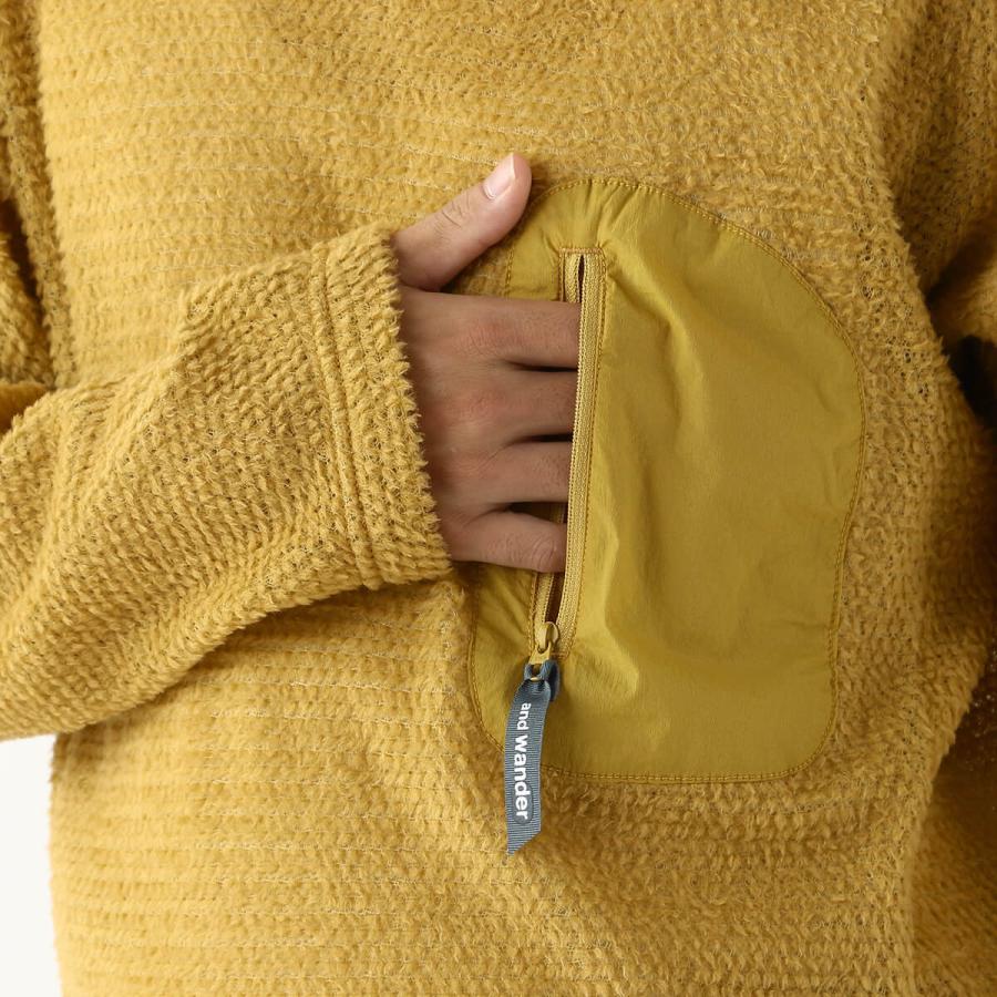 and wander（アンドワンダー） アルファダイレクトプルオーバー