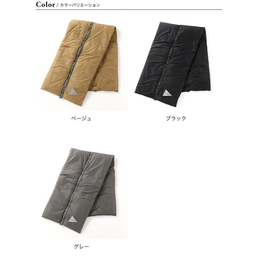 and wander（アンドワンダー） プリマロフトリップマフラー ユニ