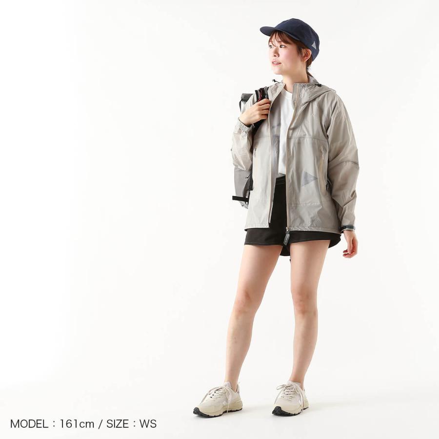 and wander（アンドワンダー） 3L ULレインジャケット ユニセックス