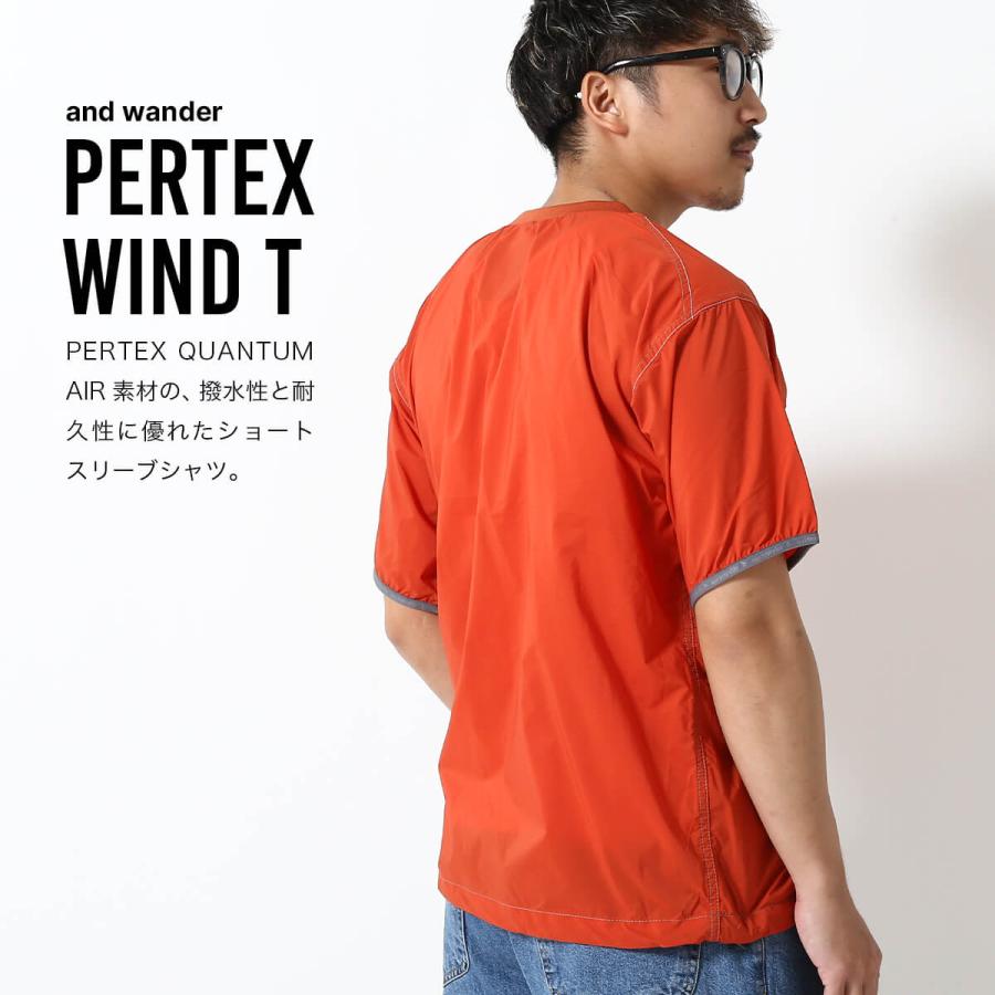 and wander（アンドワンダー） パーテックスウィンドT ユニセックス