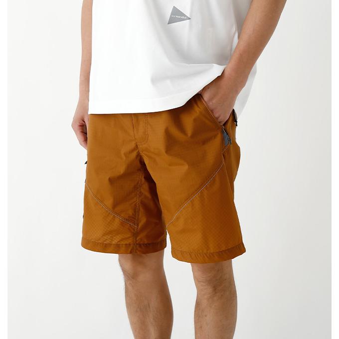 and wander（アンドワンダー） ブレスリップショートパンツ ユニ