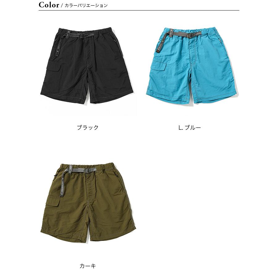 and wander アンドワンダー Nyタフタハイカーショートパンツ ユニ 