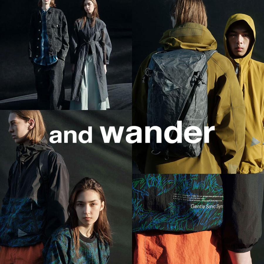 and wander（アンドワンダー） オーバーサイズカーゴパンツ 5746982088