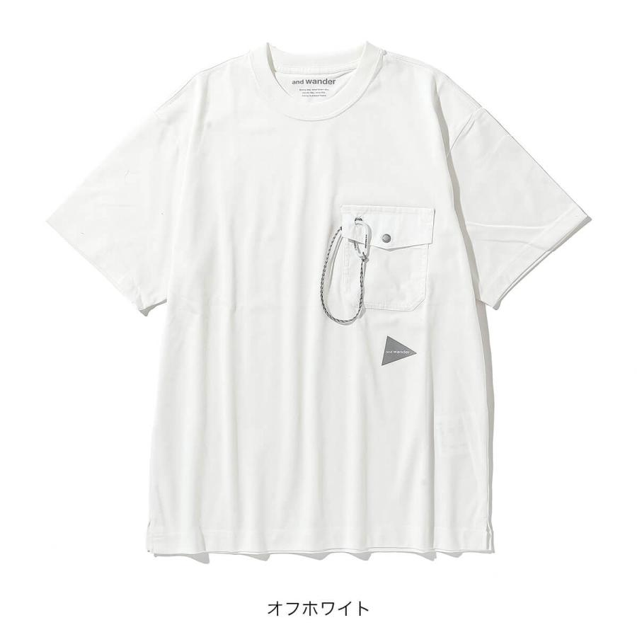 and wander アンドワンダー ポケットT ユニセックス 5745184094