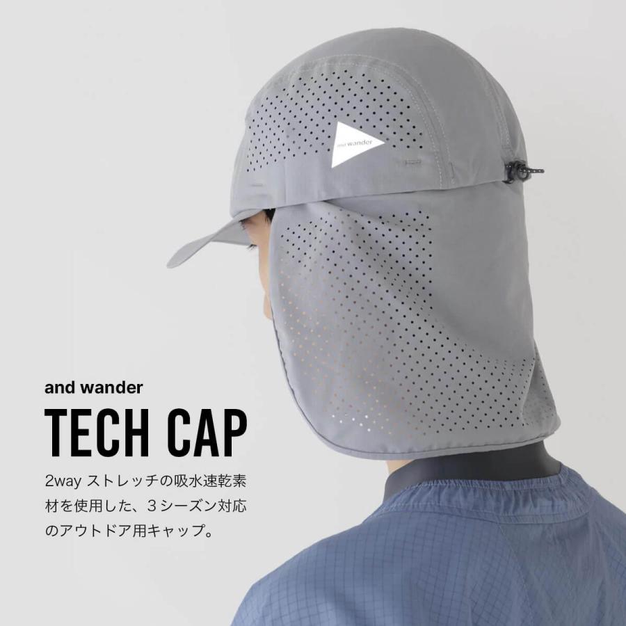 and wander（アンドワンダー） テックキャップ 5745976239 tech cap