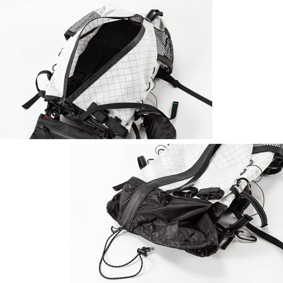 アンドワンダー ECOPAK 30L リュックサック バックパック オフホワイト and wander(アンドワンダー)｜【UNISEX】ECOPAK 30L backpack/オフ