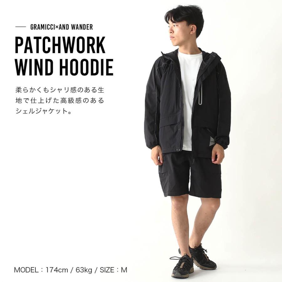 GRAMICCI×and wander グラミチ×アンドワンダー パッチワークウィンド