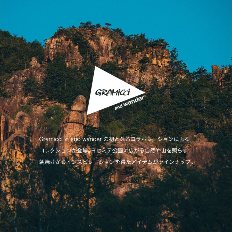 and wander ブラック トレーナー スウェット アンドワンダー Cotton sweat shirt-コットンスウェットシャツ-and wander（アンド