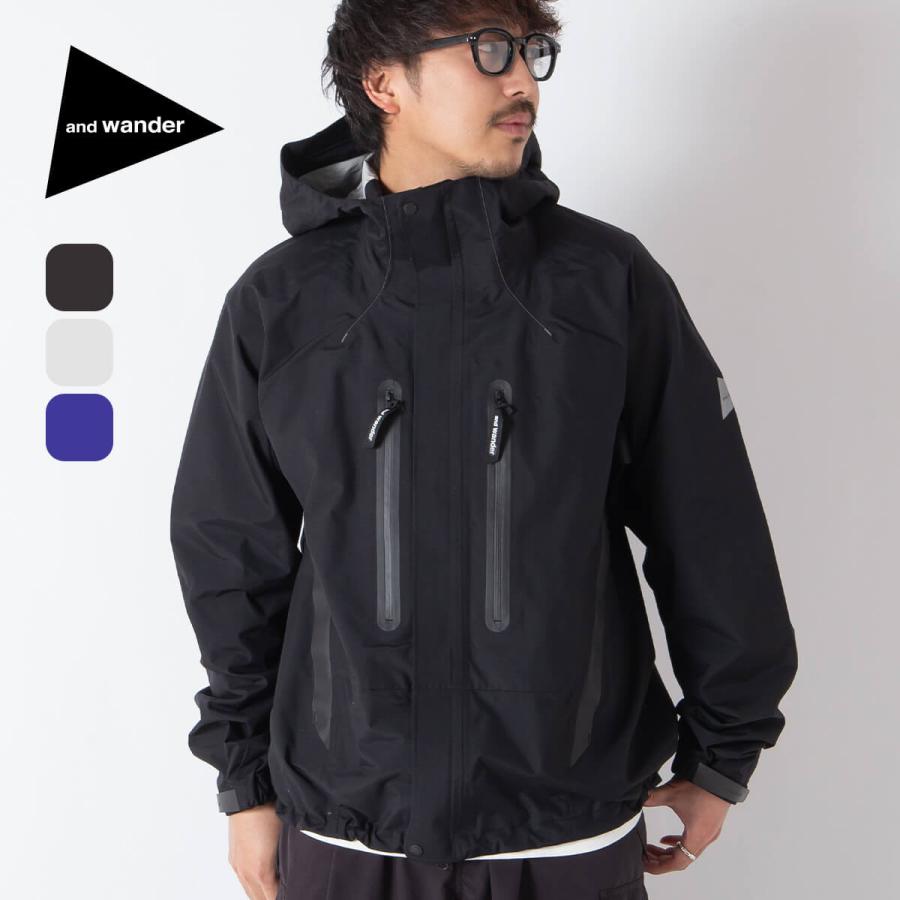 and wander（アンドワンダー） 2 5L ハイカーレインジャケット