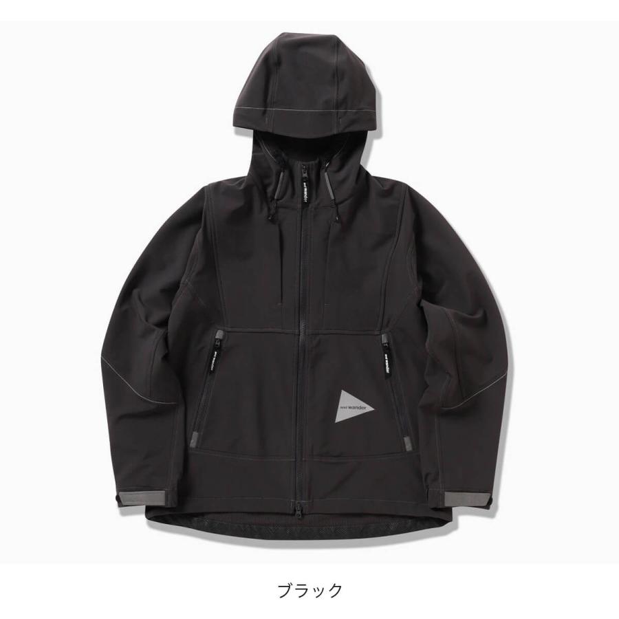 and wander アンドワンダー ライトストレッチシェルジャケット and wander アンドワンダー ライトストレッチシェルジャケット