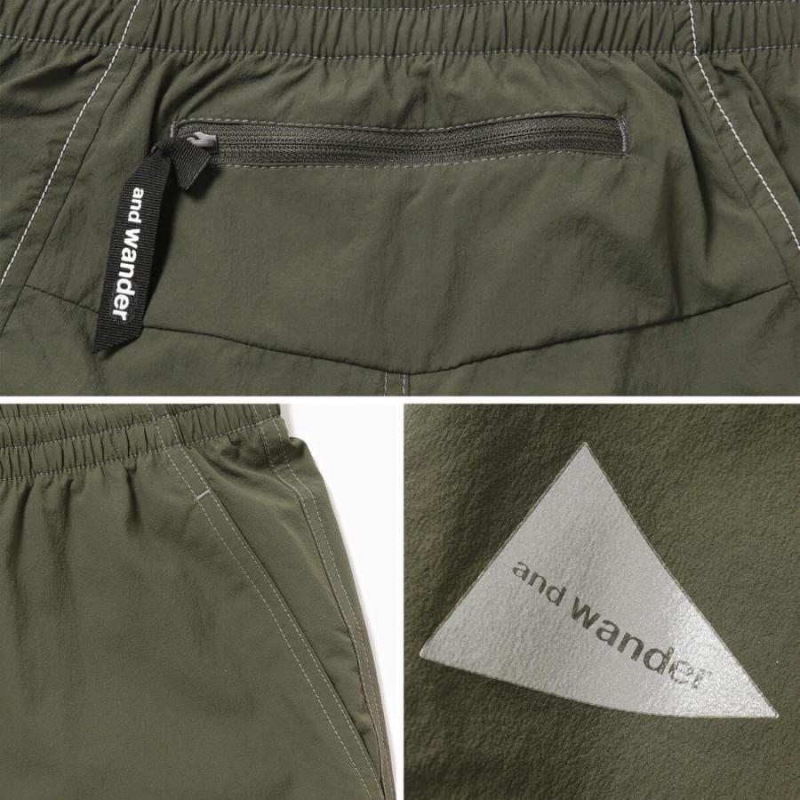 and wander（アンドワンダー） ストレッチリップパンツ 5745152023