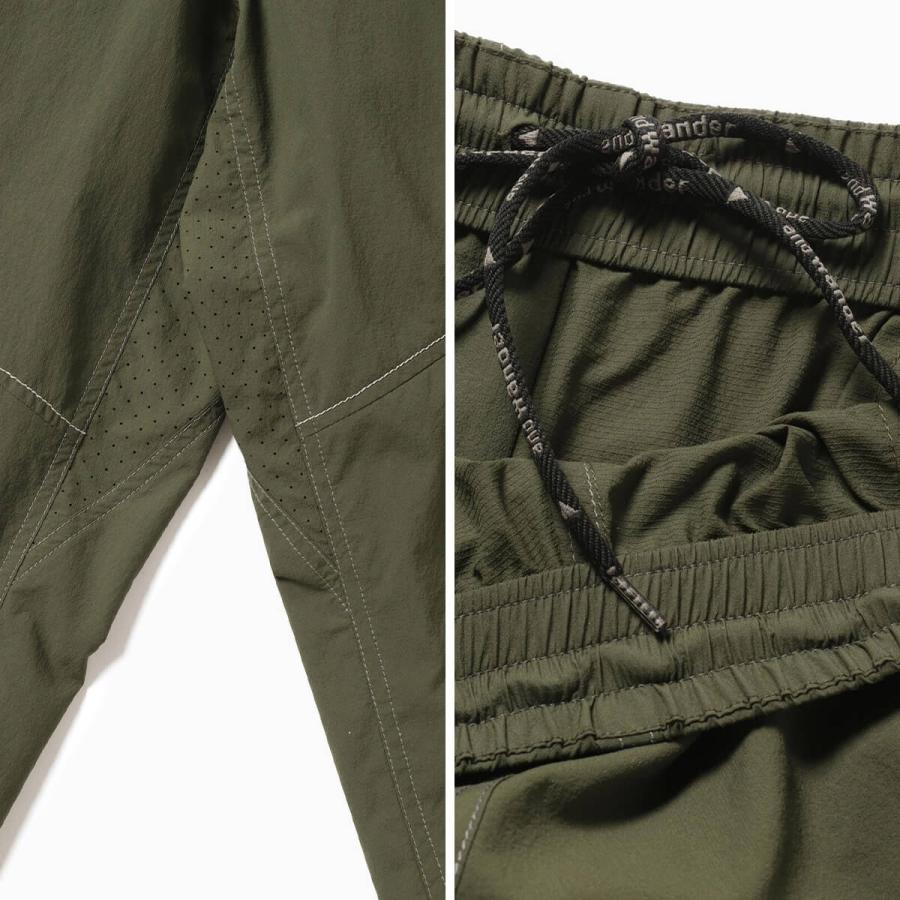 and wander（アンドワンダー） ストレッチリップパンツ 5745152023