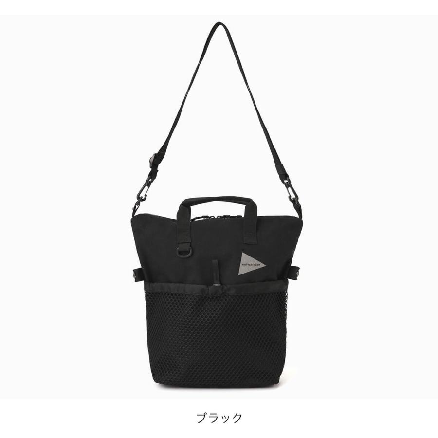 and wander アンドワンダー PE/CO 2ウェイバッグ 5746985314 2way bag