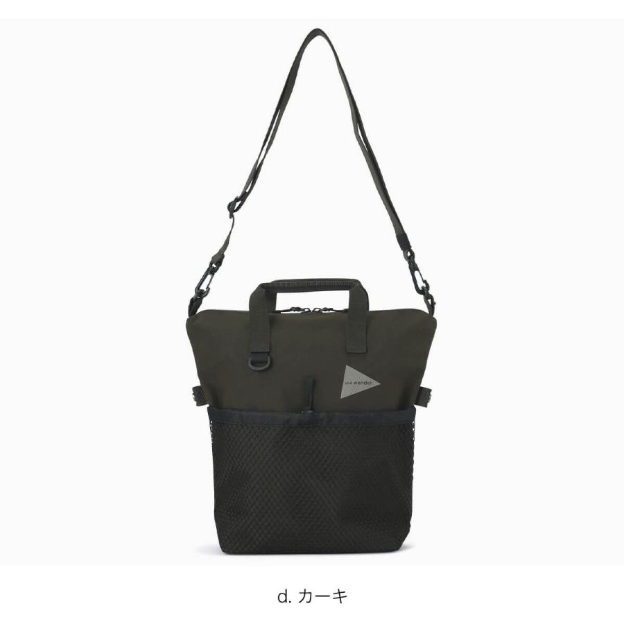 and wander（アンドワンダー） PE/CO 2ウェイバッグ 5746985314 2way
