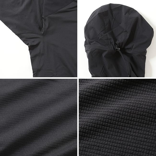 【試着のみ】アークテリクス コンシール プルオーバー フーディ L ブラック ARC'TERYX（アークテリクス） ARC TERYX コンシールSLプルオーバー
