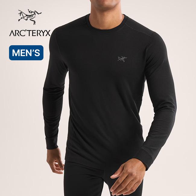 ローメリノウールクルーネック　Black　Mサイズ　① ARC'TERYX（アークテリクス） ロー メリノウール クルーネック メンズ