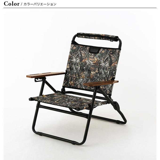 AS2OV（アッソブ） リクライニングロウローバーチェア カモ