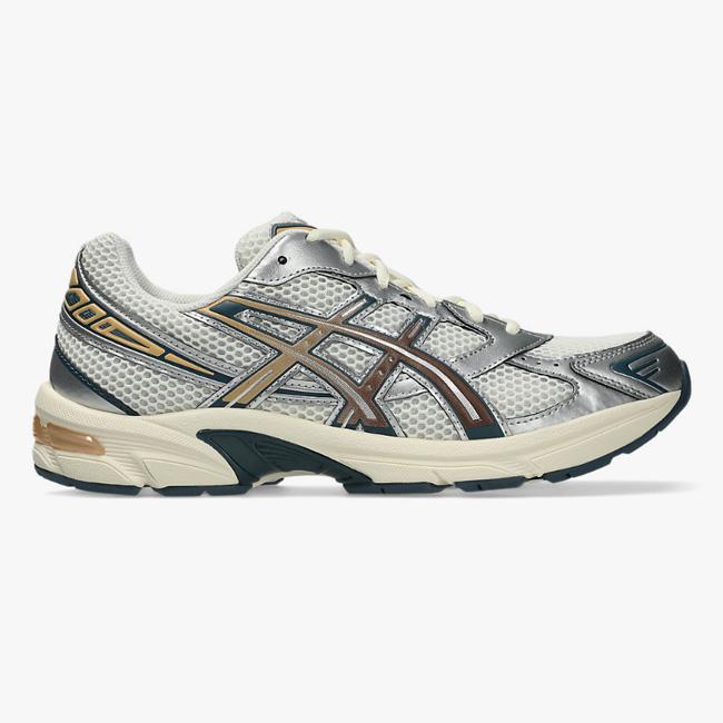 asics アシックス ゲル1130 ユニセックス 1203A609 GEL-1130 メンズ レディース スニーカー 靴 白 シルバー 銀 テック ランニング 2026 春夏の画像