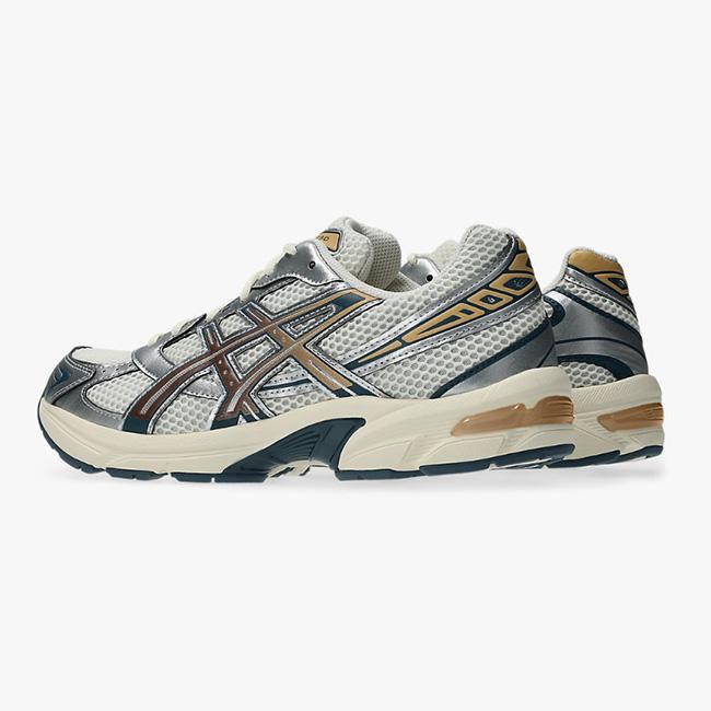 asics アシックス ゲル1130 ユニセックス 1203A609 GEL-1130 メンズ レディース スニーカー 靴 白 シルバー 銀 テック ランニング 2026 春夏の画像