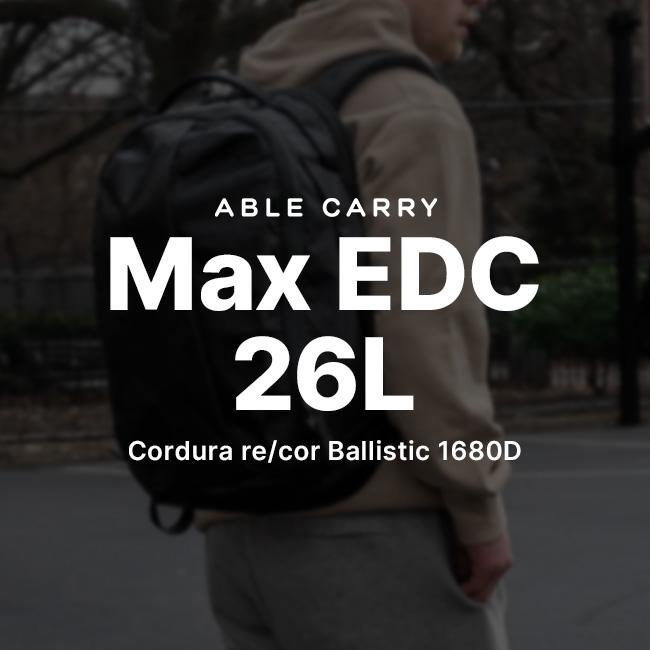 ABLE CARRY エイブルキャリー マックスEDC26L re/corバリスティック