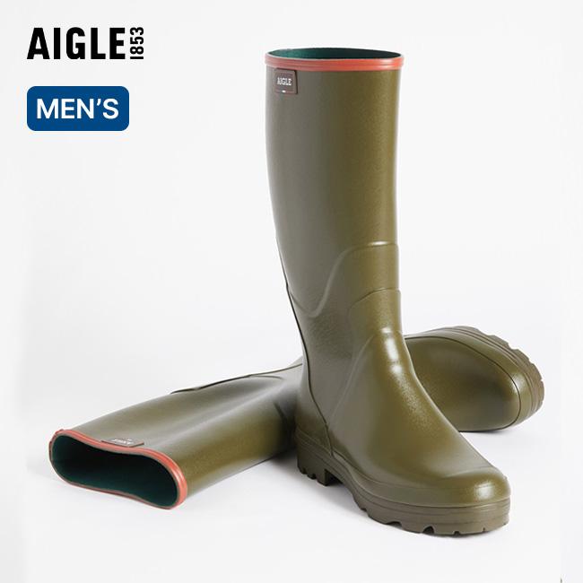 AIGLE グリーン 長靴 AIGLE】定番レインブーツを今年も活用中！ | LEE