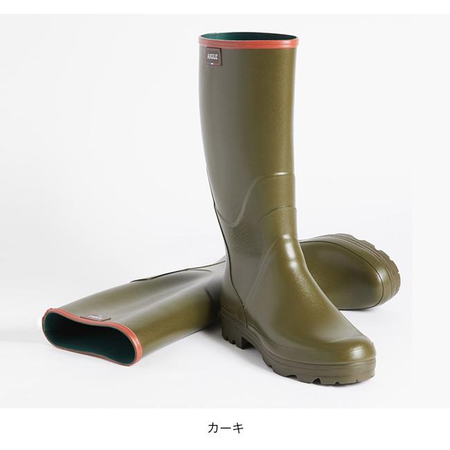 AIGLE ダークグリーン ベニス ボッティロン2 ラバーブーツ エーグル AIGLE ビソン2 ラバーブーツ （ブラウン） -ファッション通販