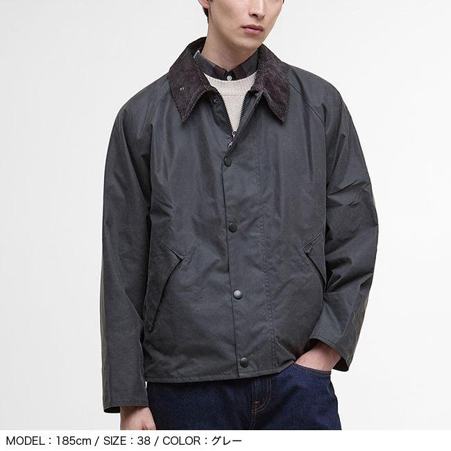 Barbour ジャケットサイズ38 ダークブラウン　トランスポートノンワックス Barbour ジャケットサイズ38 ダークブラウン トランスポートノン