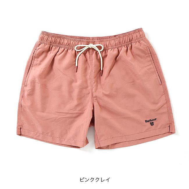バブアー short motorcycle 英国製 短丈 未使用　レア Barbour（バブアー） バブアーステープルロゴ5'スウィムショーツ