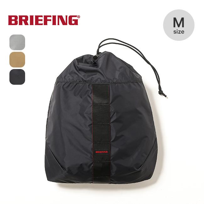 BRIEFING チェック柄ドローストリングバッグ BRIEFING ブリーフィング ドローストリングバッグM