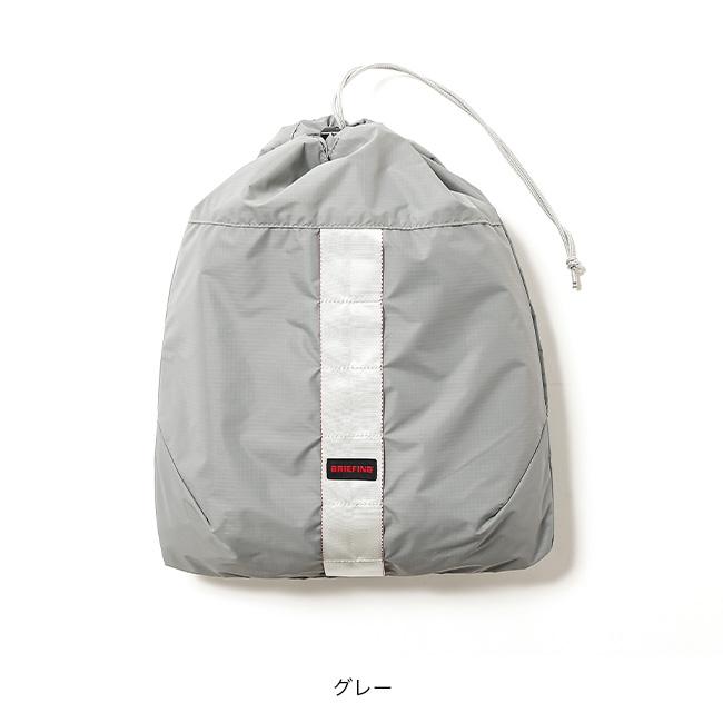 BRIEFING チェック柄ドローストリングバッグ BRIEFING ブリーフィング ドローストリングバッグM