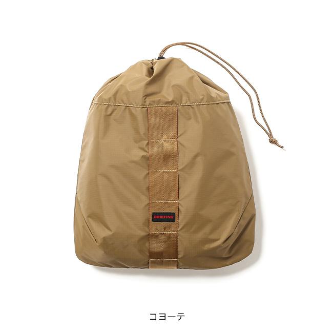 BRIEFING チェック柄ドローストリングバッグ BRIEFING ショルダーバッグ 「別注」「BRIEFING」GLR リップス