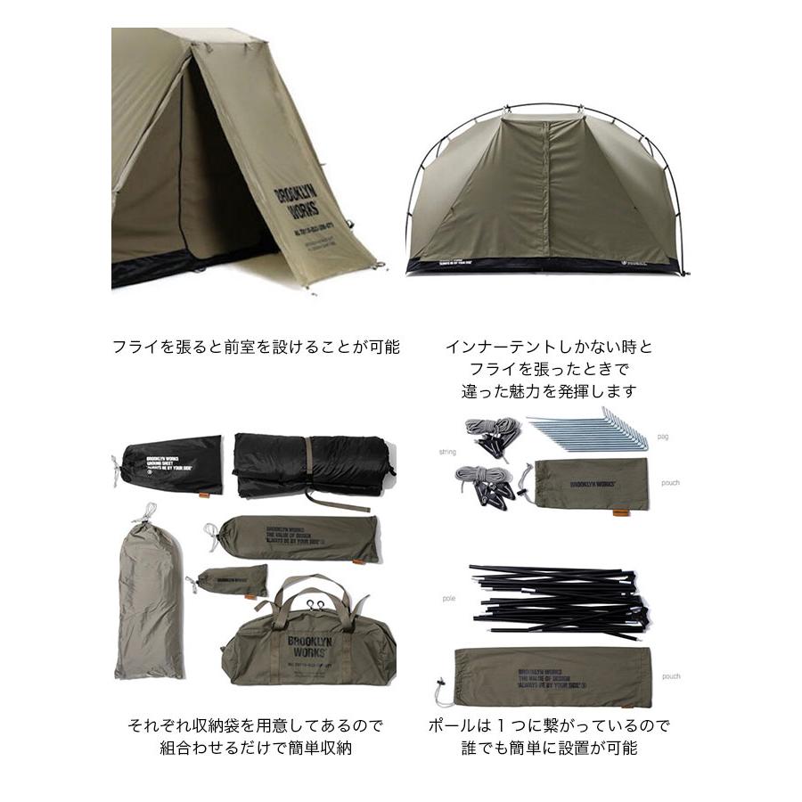 早い者勝ち訳あり！ Brooklyn Works ブルックリンワークス ロイテント T0110-022-300-071 【RI1456702004】(52800円)
