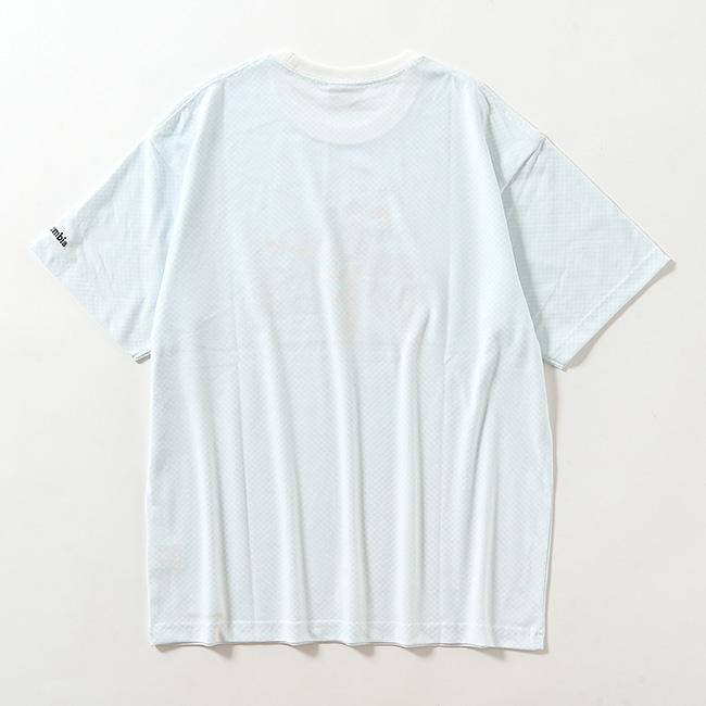 【新品未使用】OMMO ホワイト ショートスリーブ トップス Columbia（コロンビア） スウィンアベニューオムニフリーズゼロ