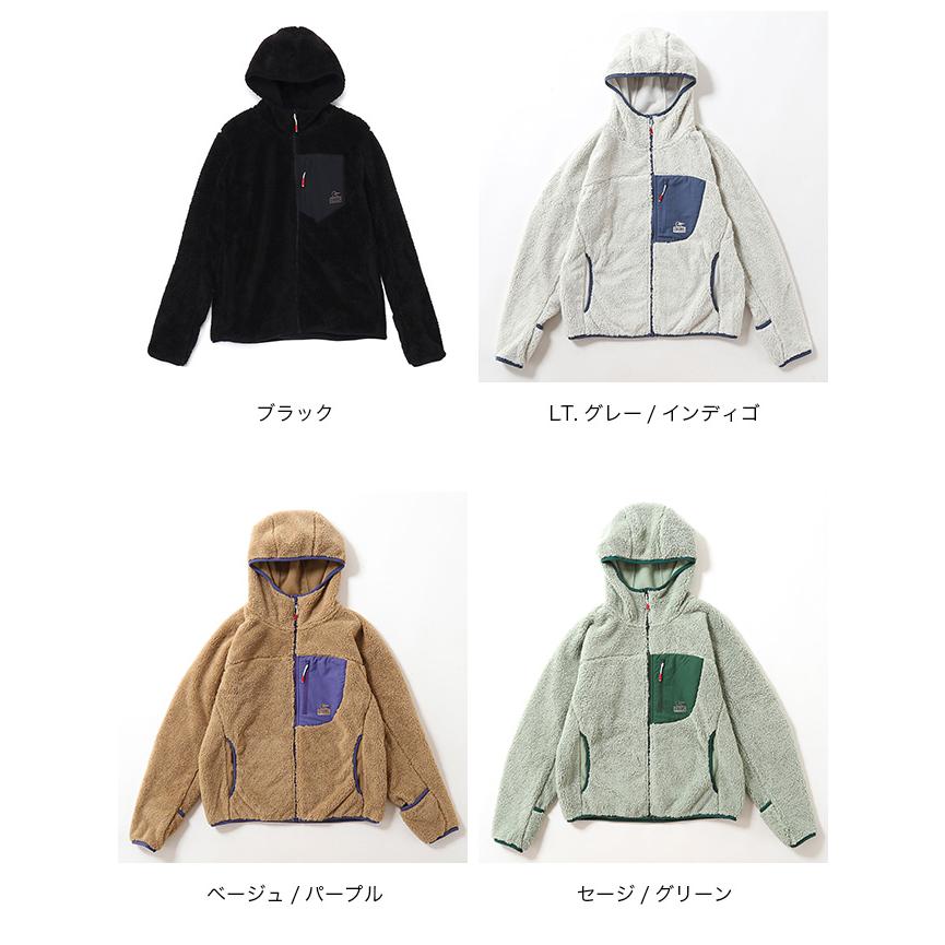 CHUMS（チャムス） ボンディングフリースジップパーカー メンズ