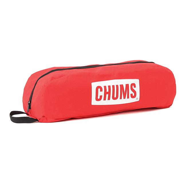 CHUMS 折りたたみチェア レッド チャムス チャムス（CHUMS）折りたたみ椅子 チェア 組み立て式 キャンプ