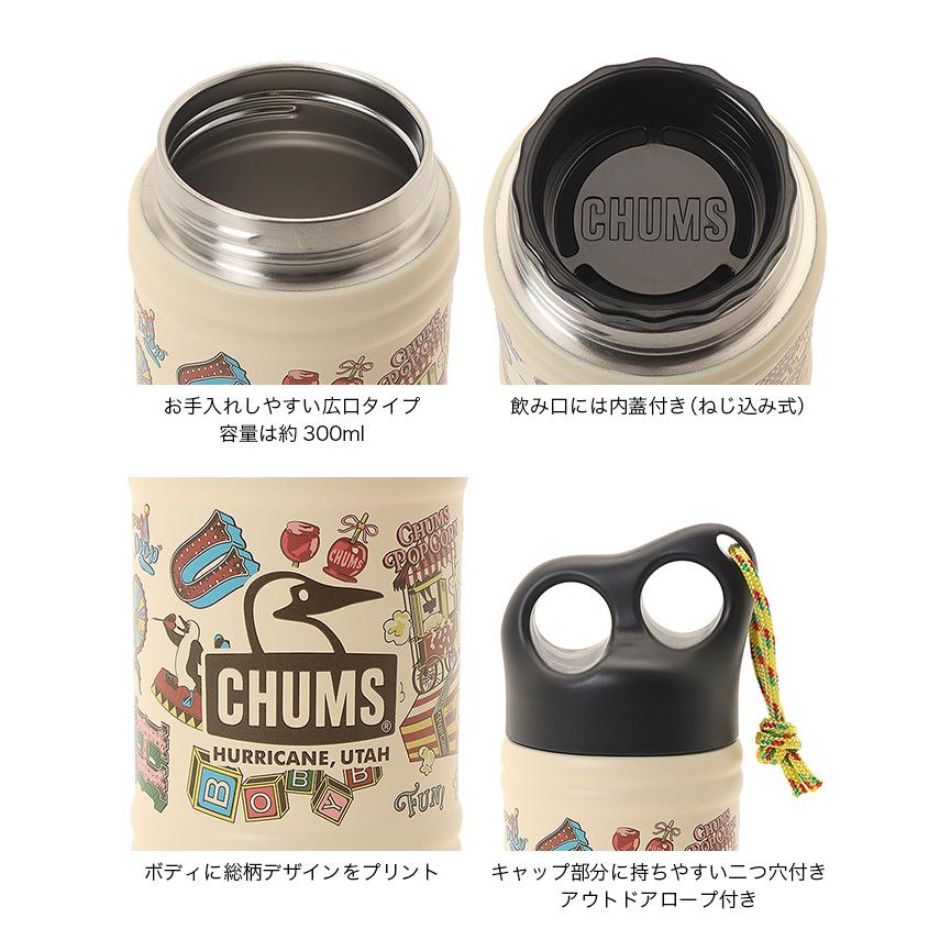 CHUMS（チャムス） キャンパーウェーブボトル300ml パターン Camper