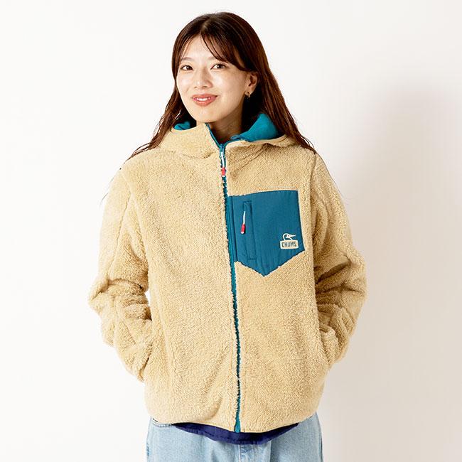 CHUMS（チャムス） ボンディングフリースジップパーカ【ウィメンズ