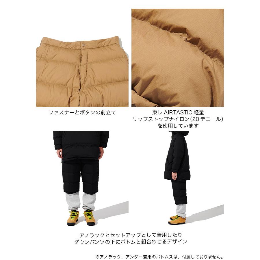 CALM AND RIDE カームアンドライド ナイスアンドコージーダウンパンツ 5cm AND CALM RIDE カームアンドライド ナイスアンドコージーダウンパンツ ヒップ 股上 股下 ワタリ 裾幅 DOWN