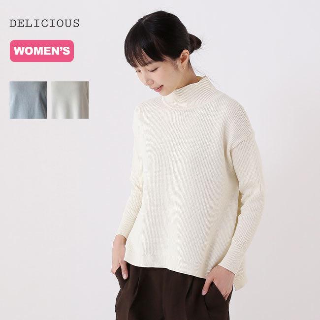 45 割引ランキング上位のプレゼント Delicious デリシャス コットンハイネックニット レディース トップス ハイネック ニット ニット セーター レディースファッション ファッション Intercontactservices Com