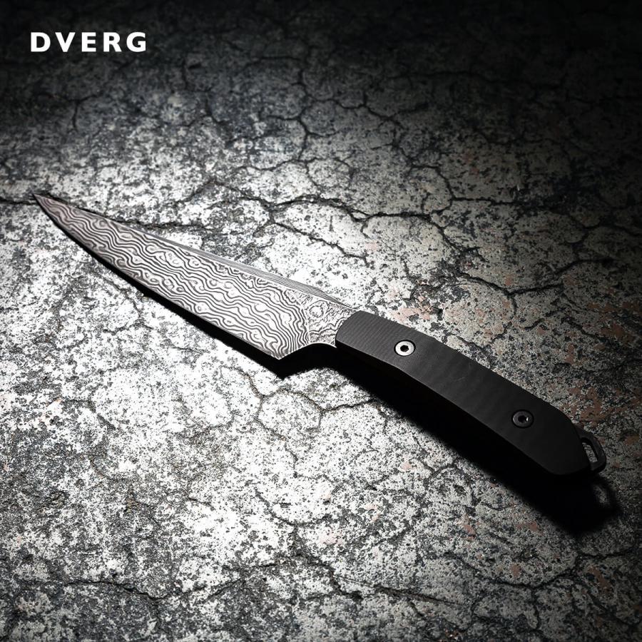 DVERG ドベルグ アウトドアキッチンナイフ フルタング バトニング 