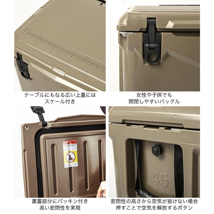 DVERG ドベルグ アイスランドクーラーボックスホイール付き 45QT DVERG ドベルグ アイスランドクーラーボックスホイール付き 45QT