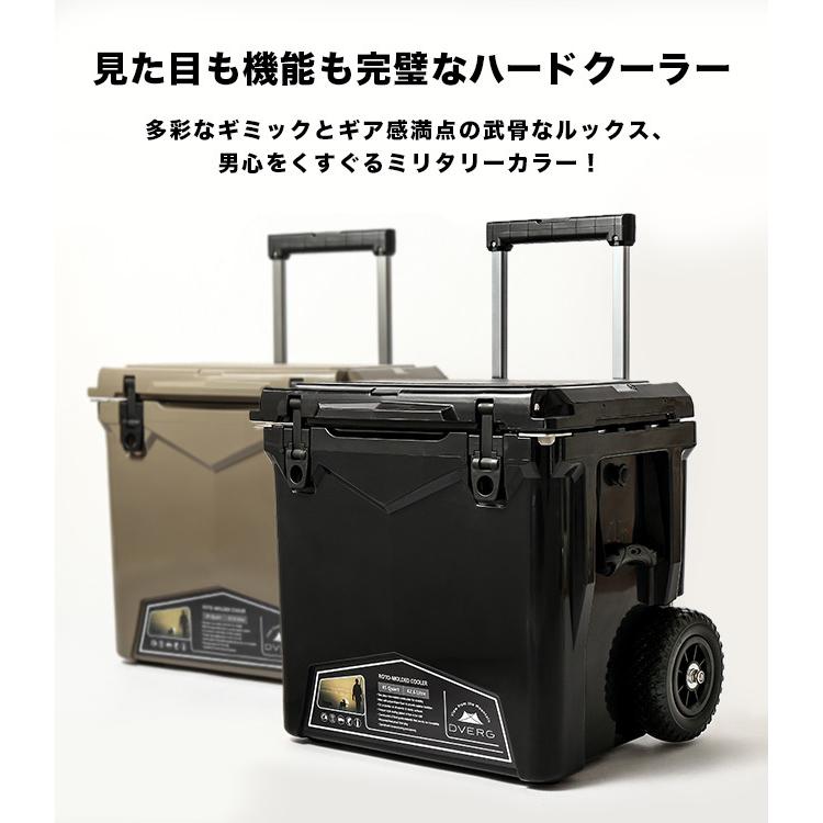 DVERG ドベルグ アイスランドクーラーボックスホイール付き 45QT　ハードクーラー 保冷 約42L キャスター付き バーベキュー キャンプ アウトドア｜sundaymountain｜08