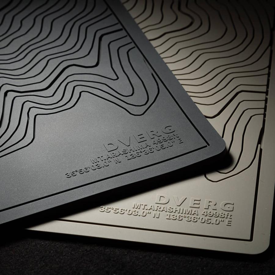 DVERG ドベルグ Topographic Bar Mat プレースマット 水切りマット